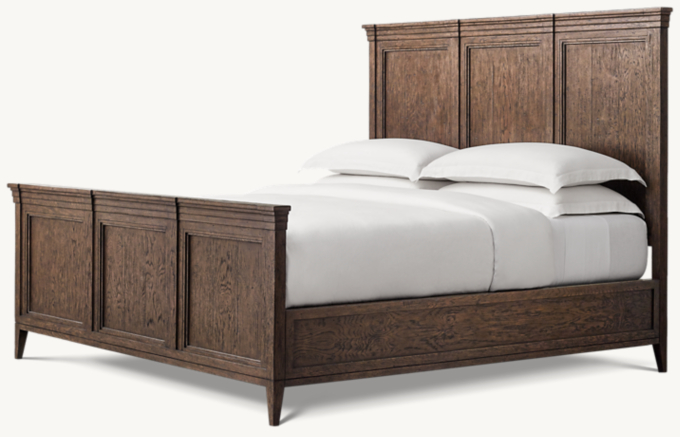Cayden Campaign Panel Bed with Footboard