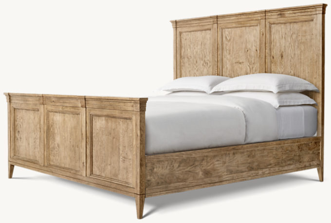 Cayden Campaign Panel Bed with Footboard