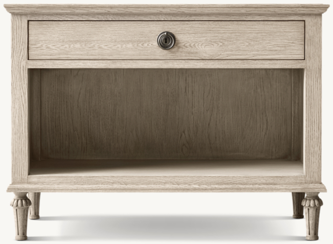 38&#34; nightstand shown in Light Oak.