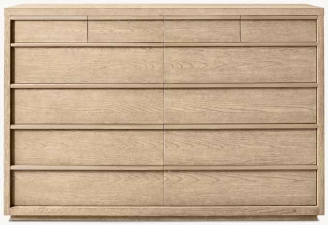 Shown in Greige Oak/Champagne.