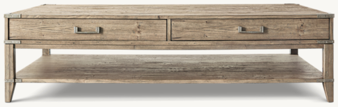 Square table shown in Waxed Grey Oak/Pewter.