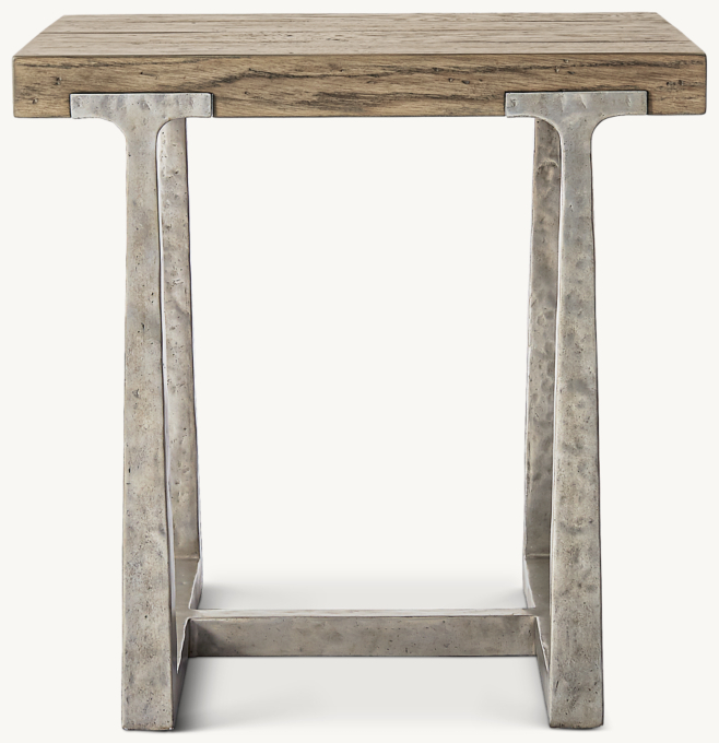 T-Brace Rectangular Side Table