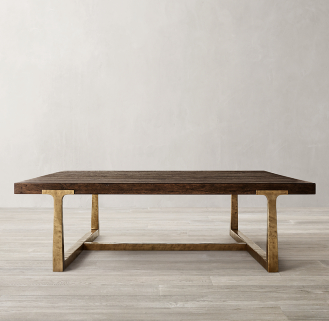 T-Brace Square Coffee Table