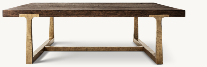 T-Brace Square Coffee Table