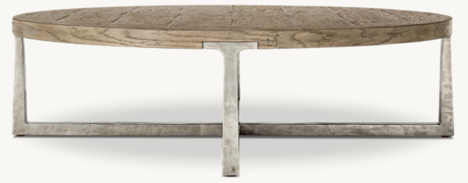 Restoration hardware t brace deals coffee table