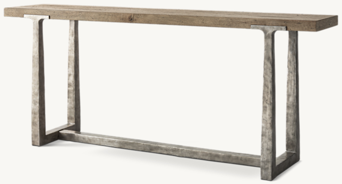 Restoration hardware shop sofa table