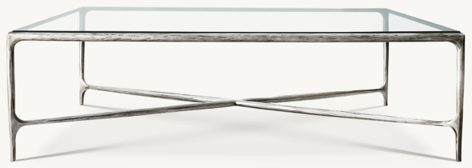 Thaddeus Glass Square Coffee Table