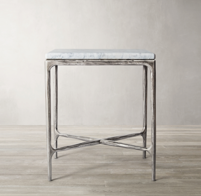 Thaddeus Marble Square Side Table