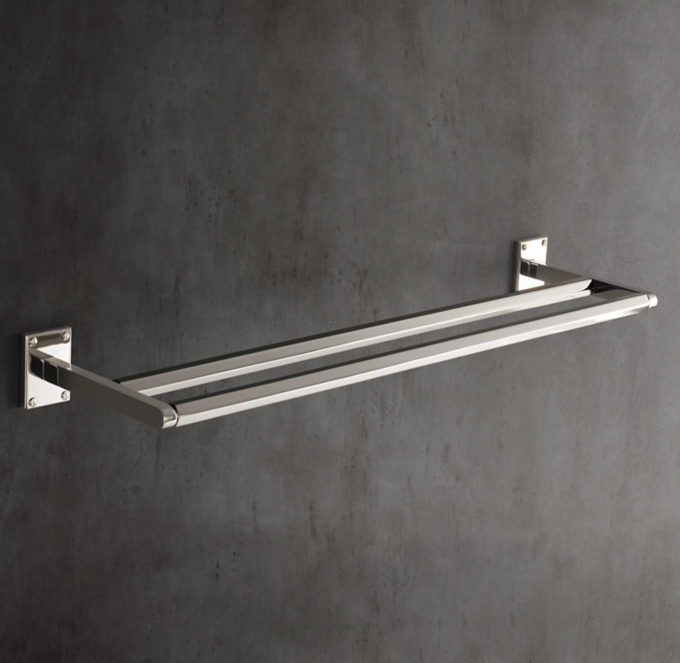 Lambeth Hexagonal Double Towel Bar 