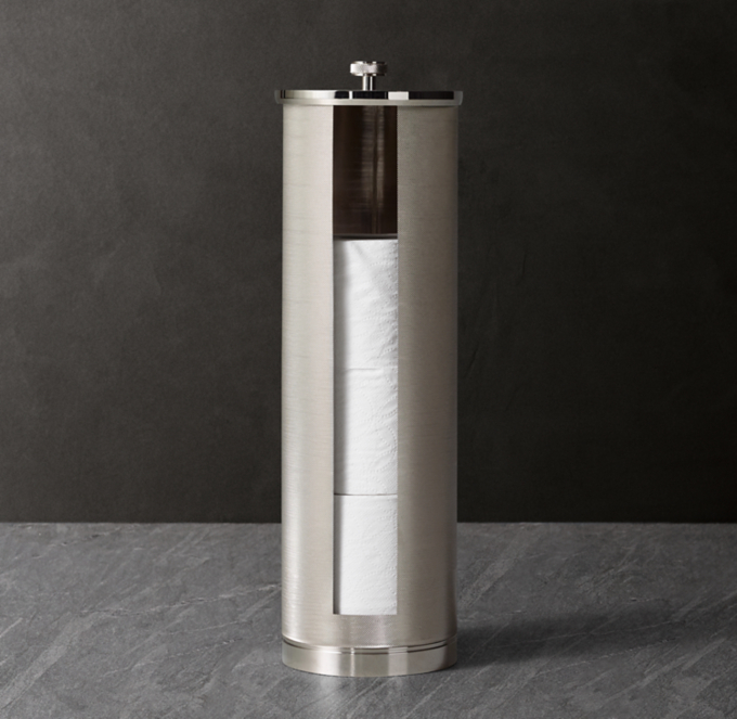 Lambeth Knurled Standing Tissue Holder