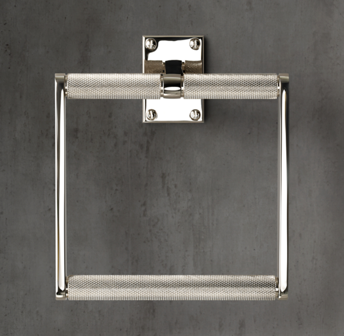 Lambeth Knurled Towel Ring RH
