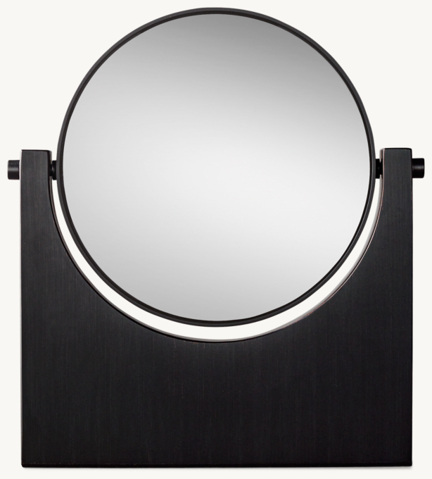 Miroir de table moleté - Petit format