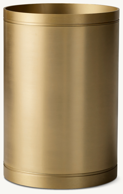 Lambeth Smooth Wastebasket