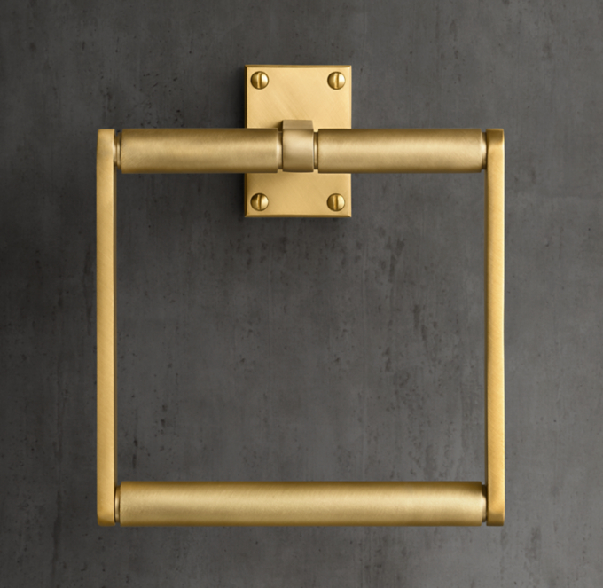 Restoration hardware towel ring hotsell