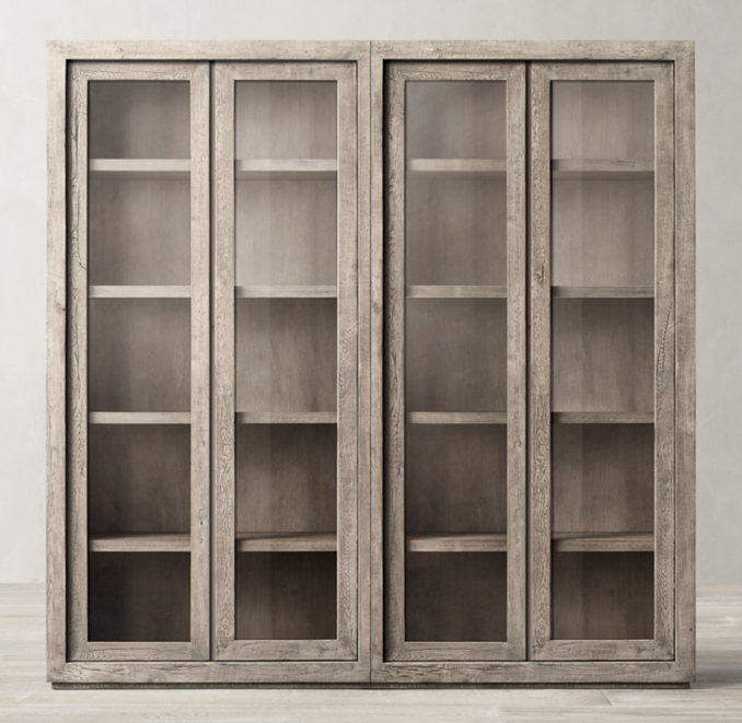 James Glass 4-Door Cabinet I Restoration Hardware