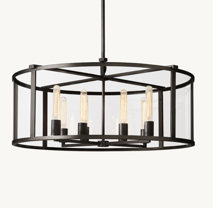 Beckman Round Chandelier 33\"