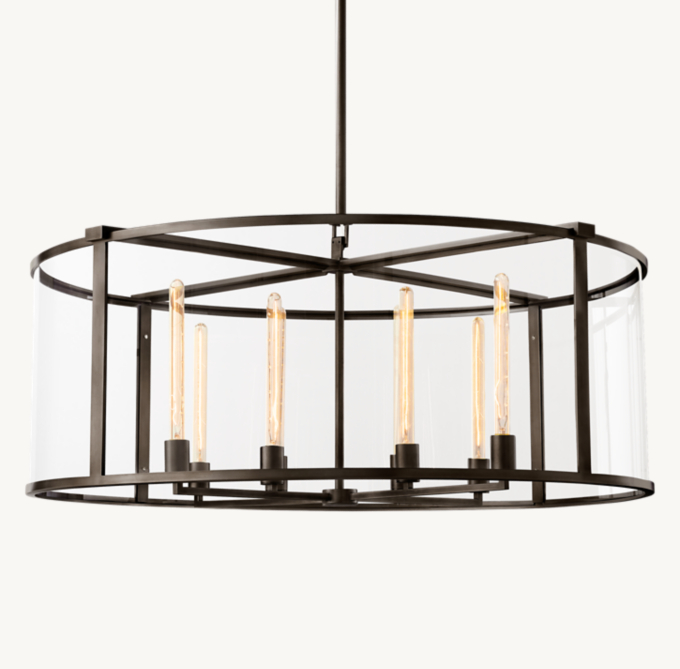Beckman Round Chandelier 44\"
