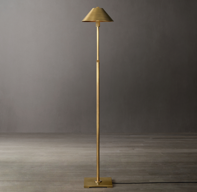 Utilitaire Metal Shade Floor Lamp