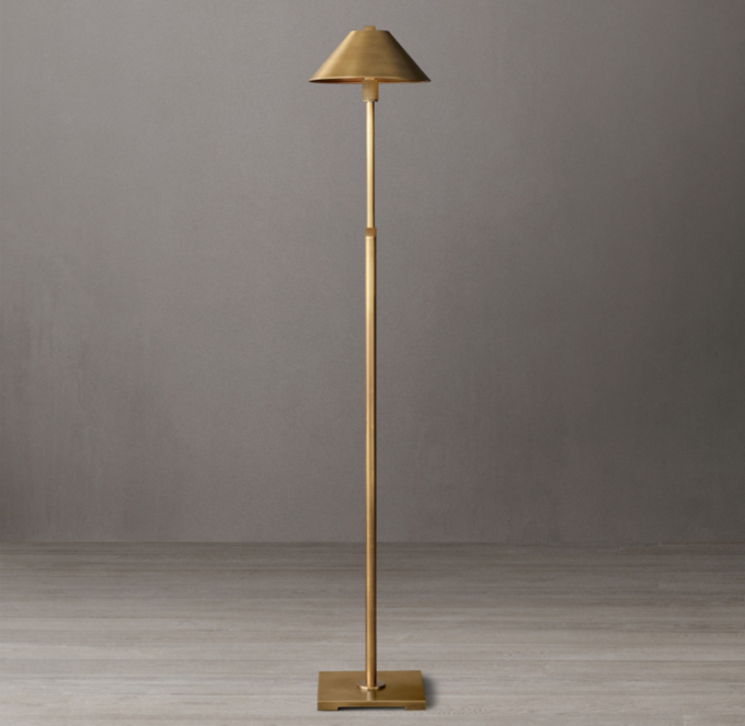 Utilitaire Metal Shade Floor Lamp