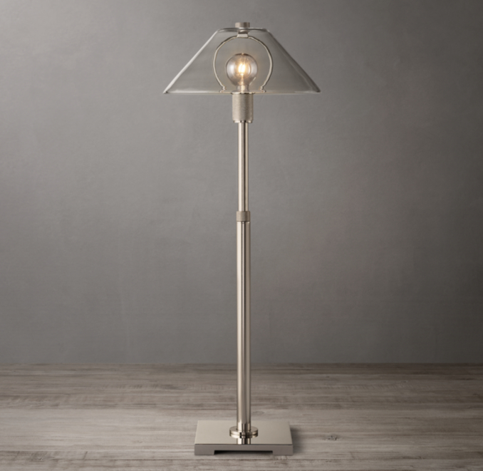 Utilitaire Glass Shade Table Lamp | RH