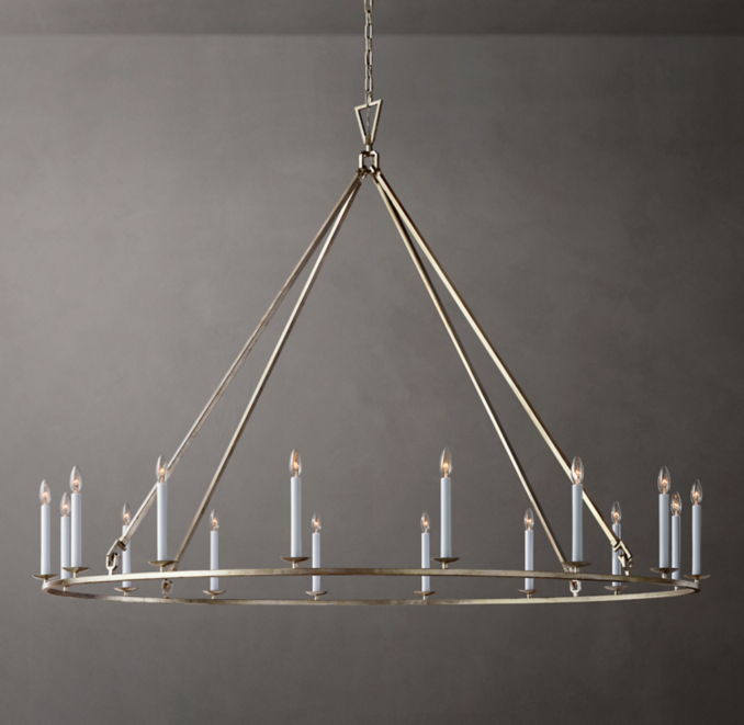 19Th C. English Openwork Round Chandelier | RH