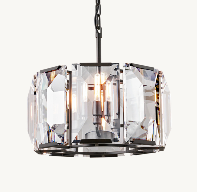 Harlow crystal round chandelier sales