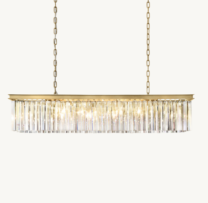Rhys Rectangular Chandelier 49\"
