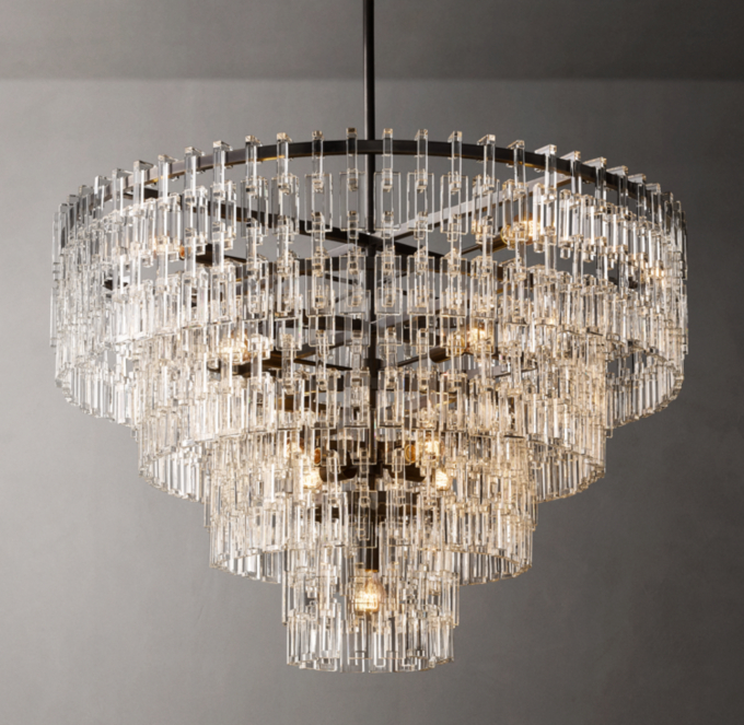 Marignan Tiered Round Chandelier 48\"