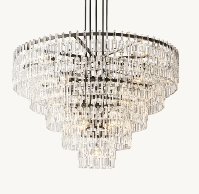 Marignan Tiered Round Chandelier 60\"
