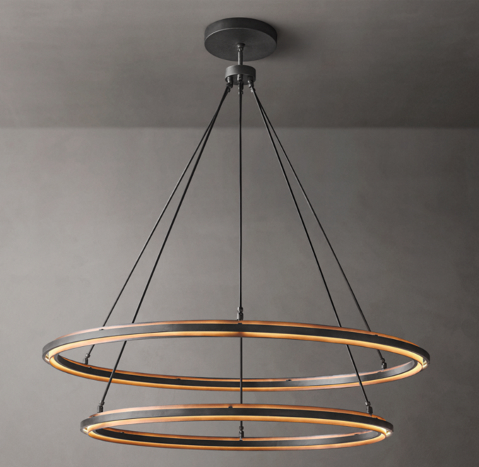 Peralta TwoTier Round Chandelier 60"