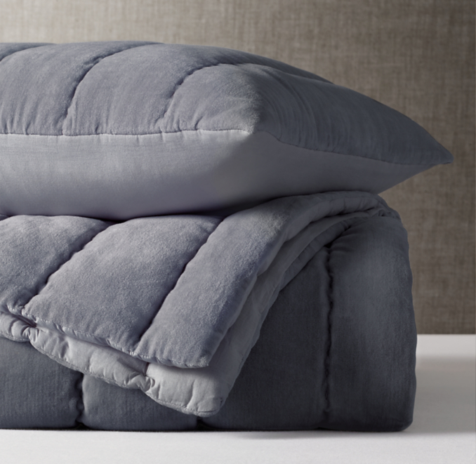 Organic Cotton Velvet Channel Quilt