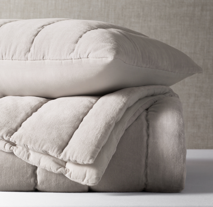 Organic Cotton Velvet Channel Quilt