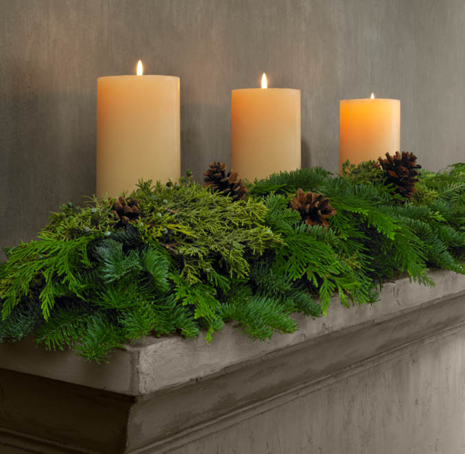 Fresh Juniper & Cypress Garland
