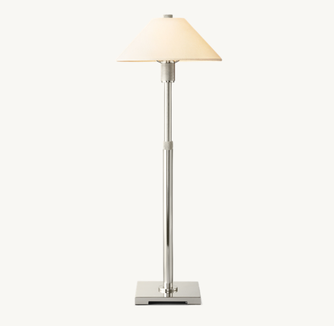 Utilitaire Linen Shade Table Lamp