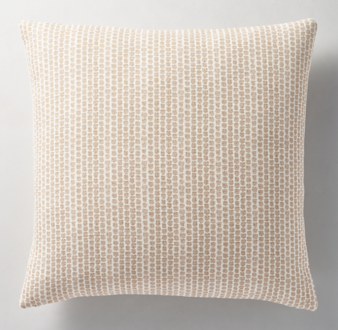 Sevilla Sketched Dot Pillow Cover - Square