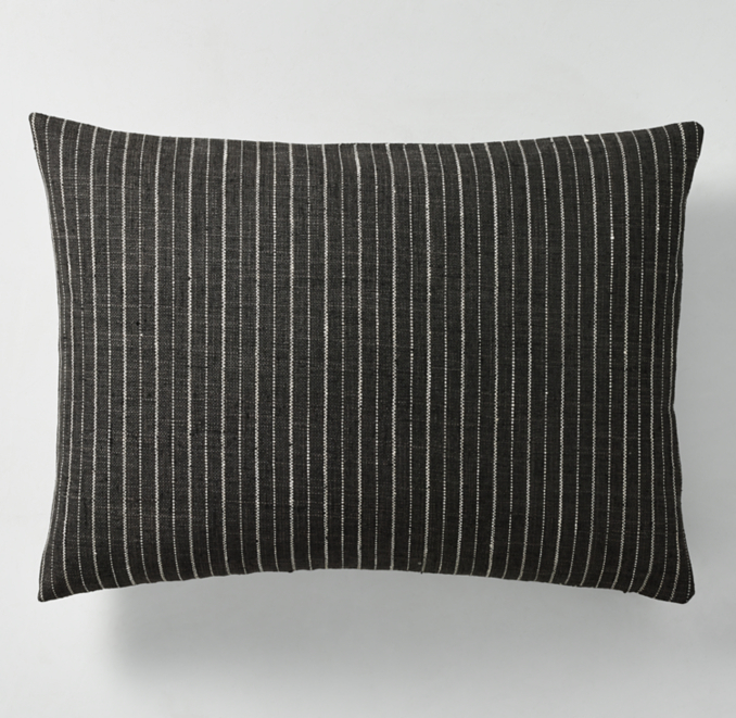 Sevilla Pinstripe Pillow Cover Lumbar