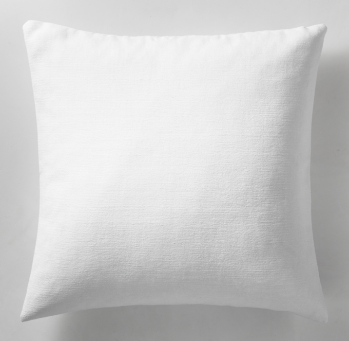 Italian Faille Wrapped Pillow Cover - Square