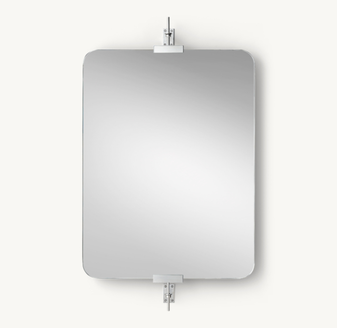 Front view of Bracket-Mount Mirror 
