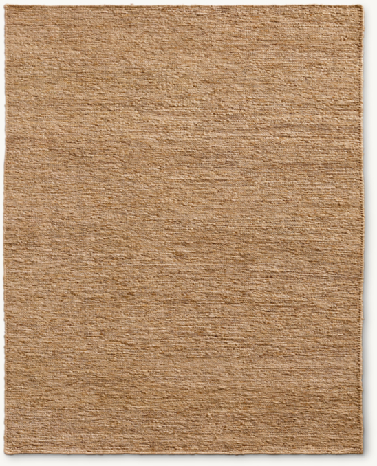 Overhead view of Wabi-Sabi Hand-Braided Jute Rug 