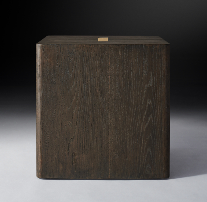 Balmain Oak Square Side Table