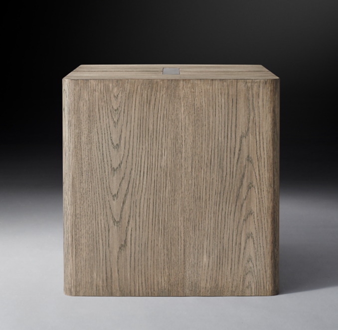 Balmain Oak Square Side Table