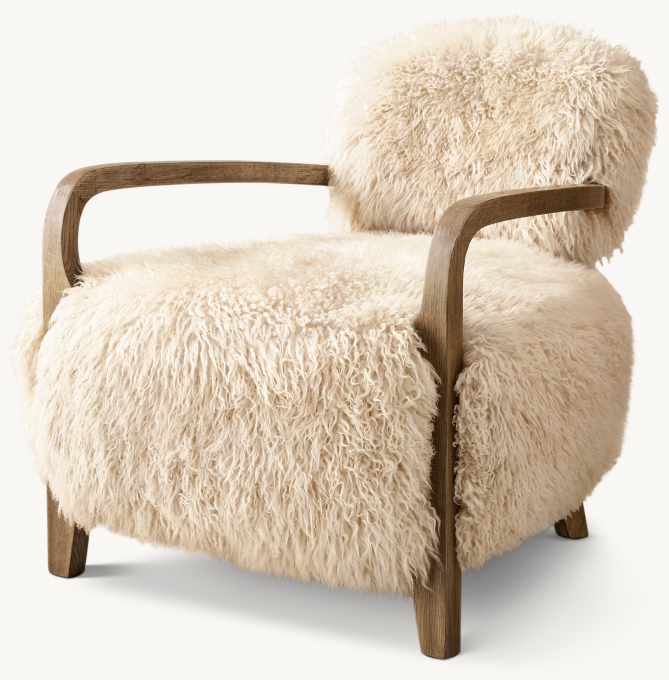 Yeti sheepskin armchair new arrivals