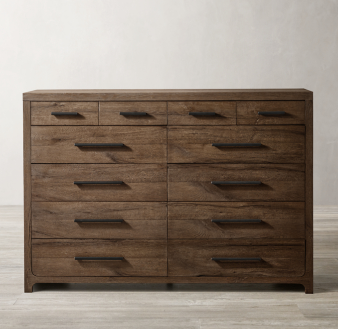 Davos Oak 12Drawer Dresser
