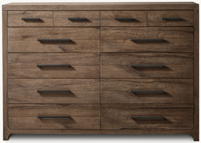Davos Oak 12-Drawer Dresser