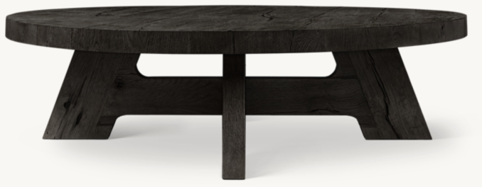 Davos Oak Round Coffee Table