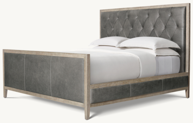 French contemporary bed 2024 restoration hardware