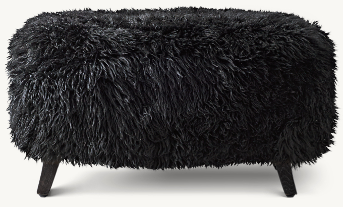 Yeti Sheepskin Armchair Ottoman