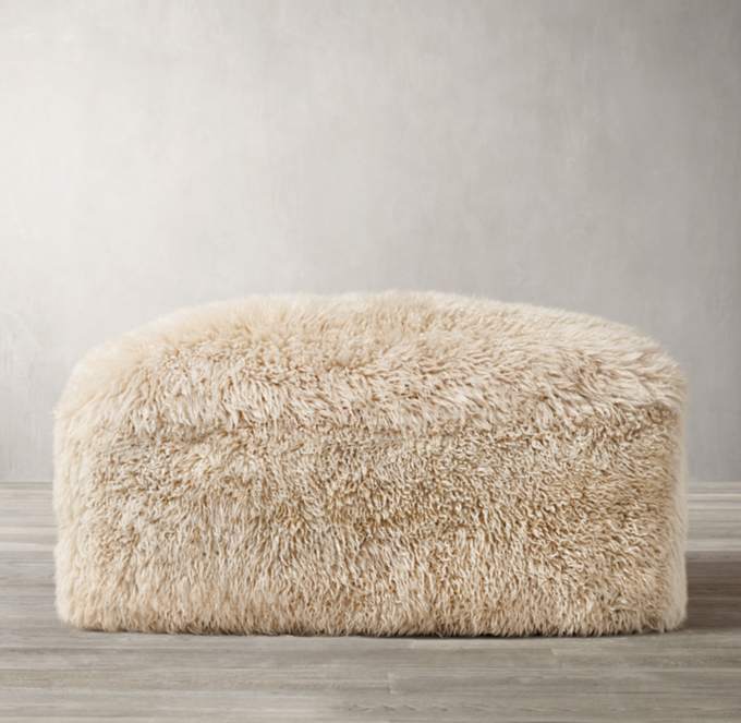 Yeti Sheepskin Ottoman