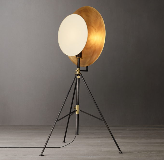 restoration hardware tripod floor lamp