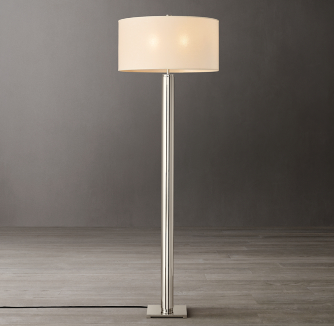 Cylindrical Column Floor Lamp